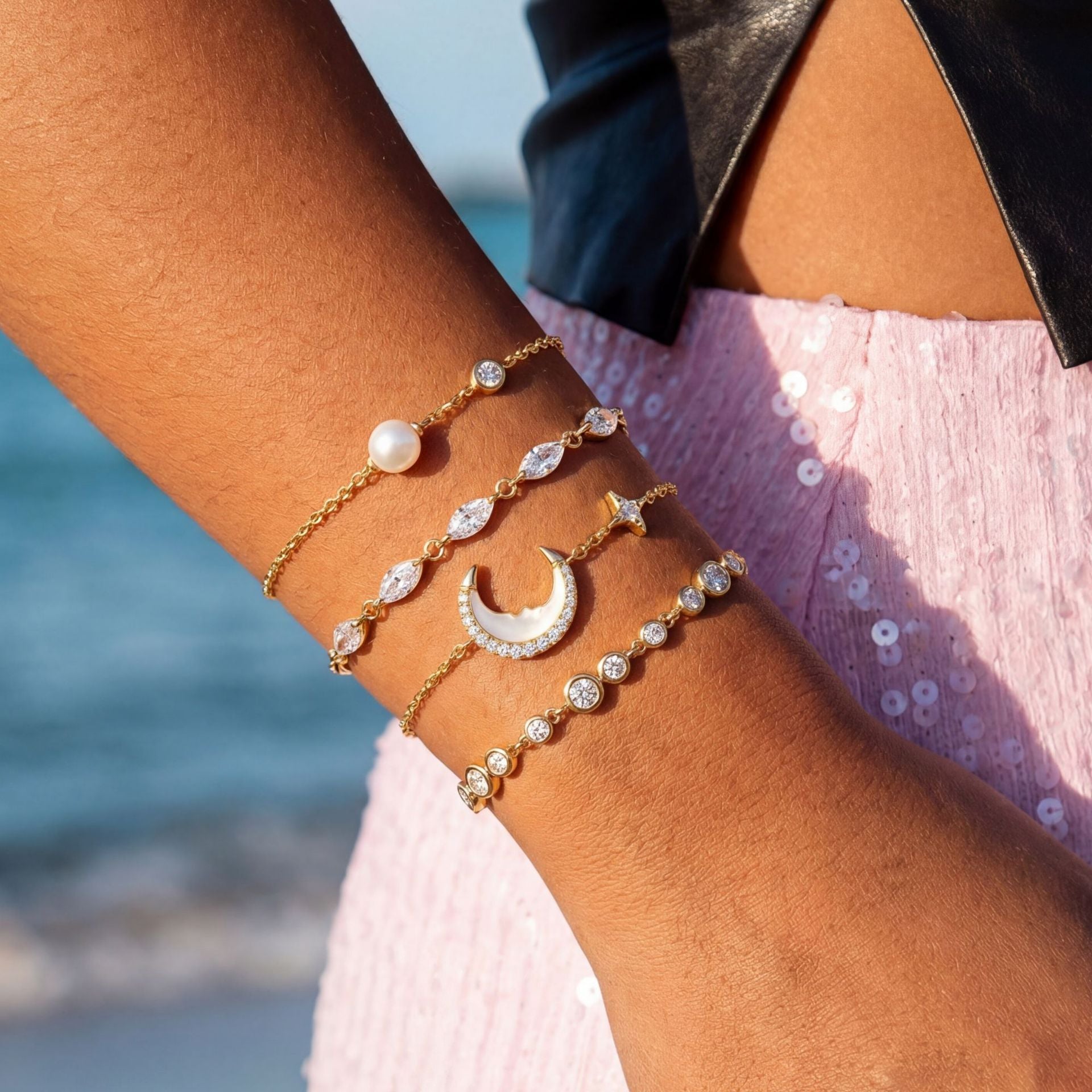 Celeste | Clarity Flash Diamond Bracelet