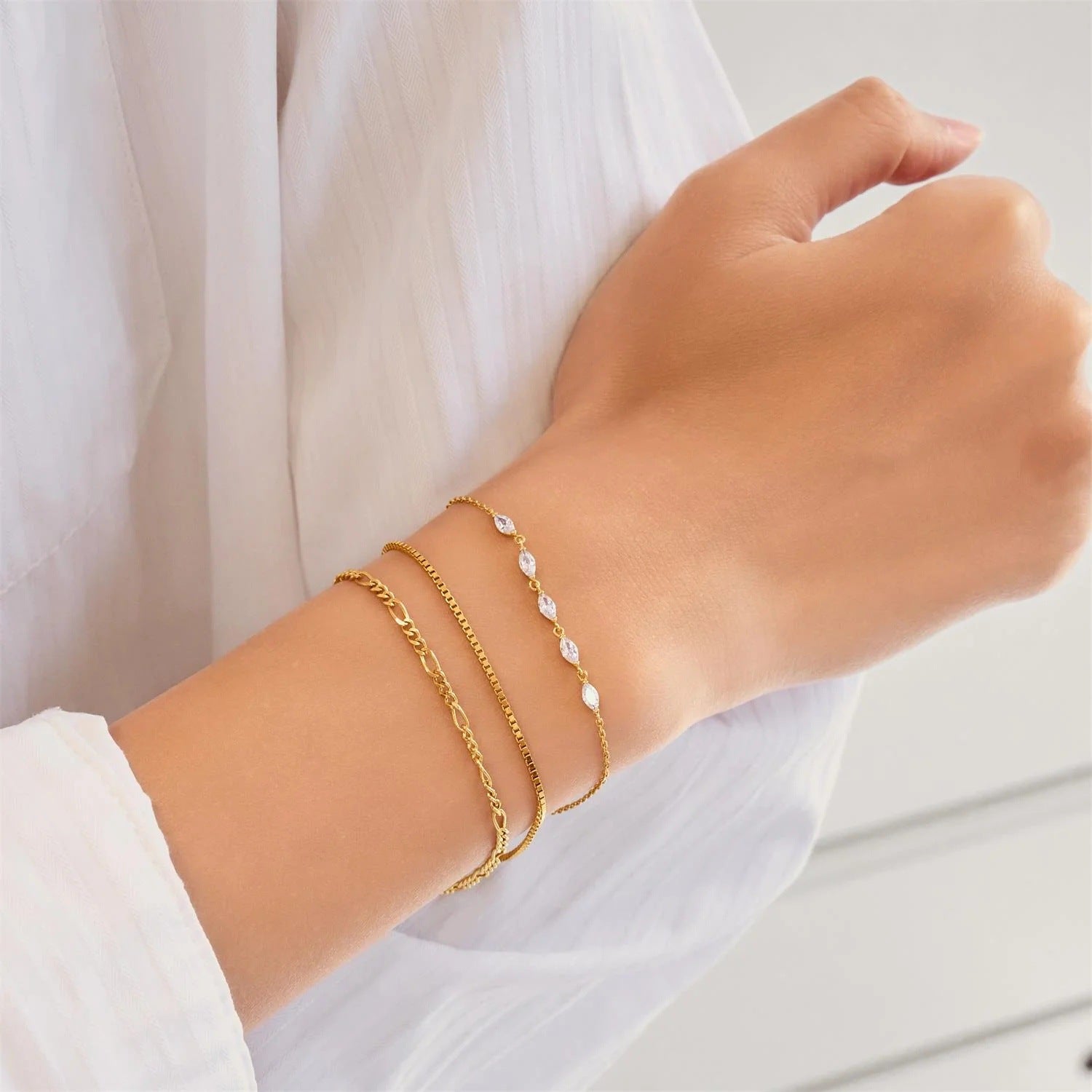 Celeste | Clarity Flash Diamond Bracelet
