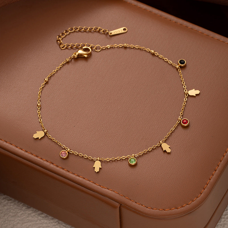 Celeste | Astra Zircon Anklet