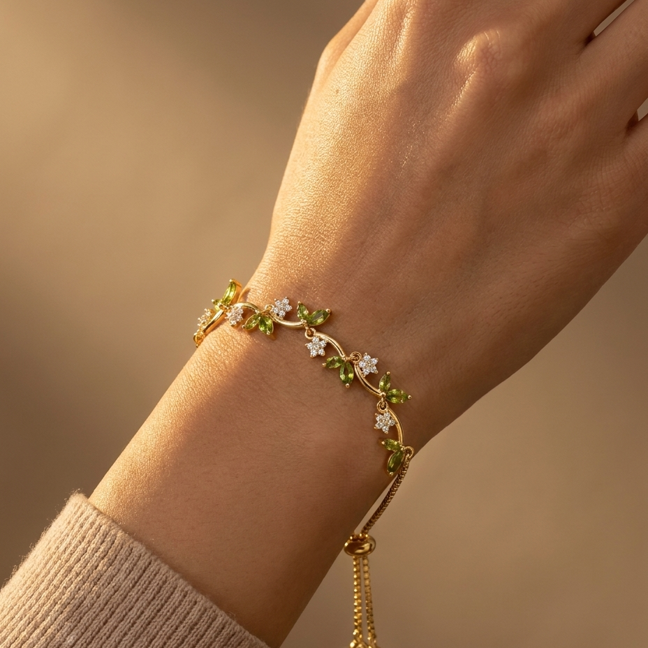 Flora | Eden Branch and Leaf Bracelet