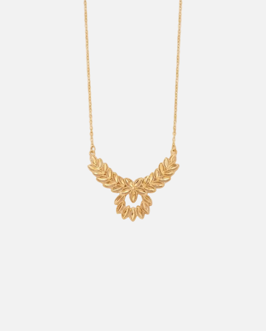 Flora | Vivienne Gold Necklace and Earrings Set